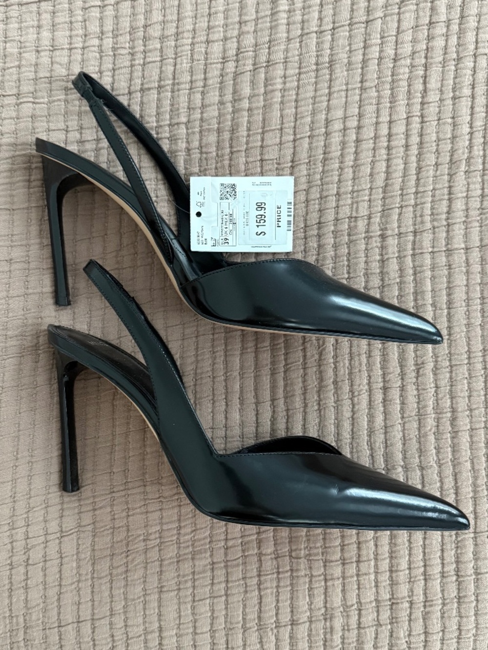 NWT - Black Mango Sling Backs - Picture 5 of 7